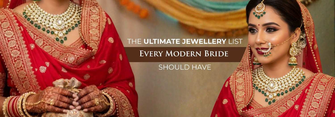 Jewellery List Every Modern Bride Should Have