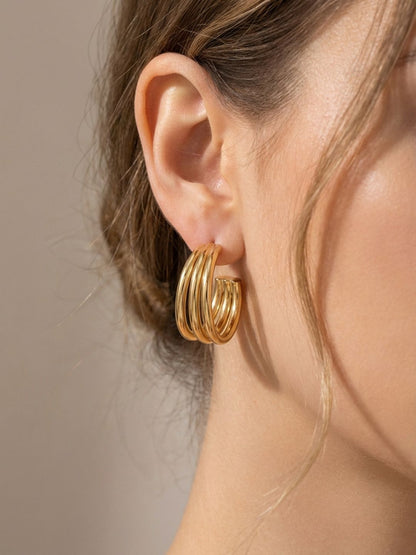 Triple Hoop Earrings