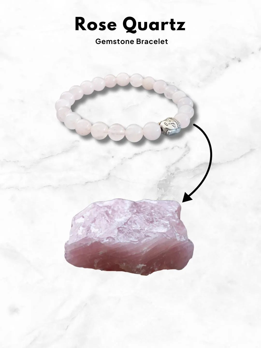 Rose Quartz Gemstone Bracelet