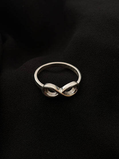 Customizable Sterling Silver Infinity Ring