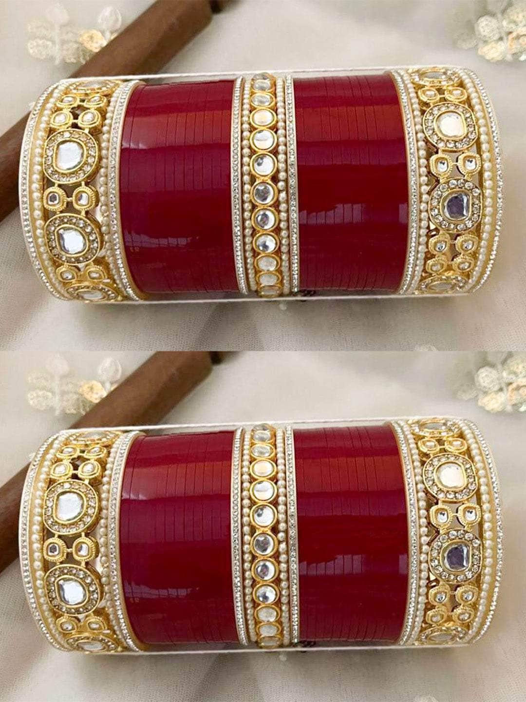 Ishhaara 3 Layered Bridal Kundan Chooda