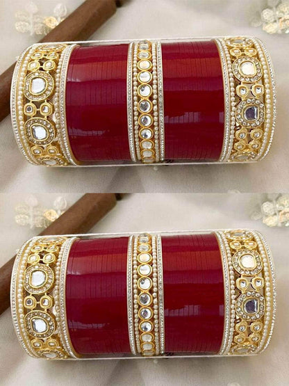 Ishhaara 3 Layered Bridal Kundan Chooda