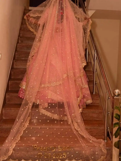 Ishhaara 4 Meter Long Veil Bridal Dupatta
