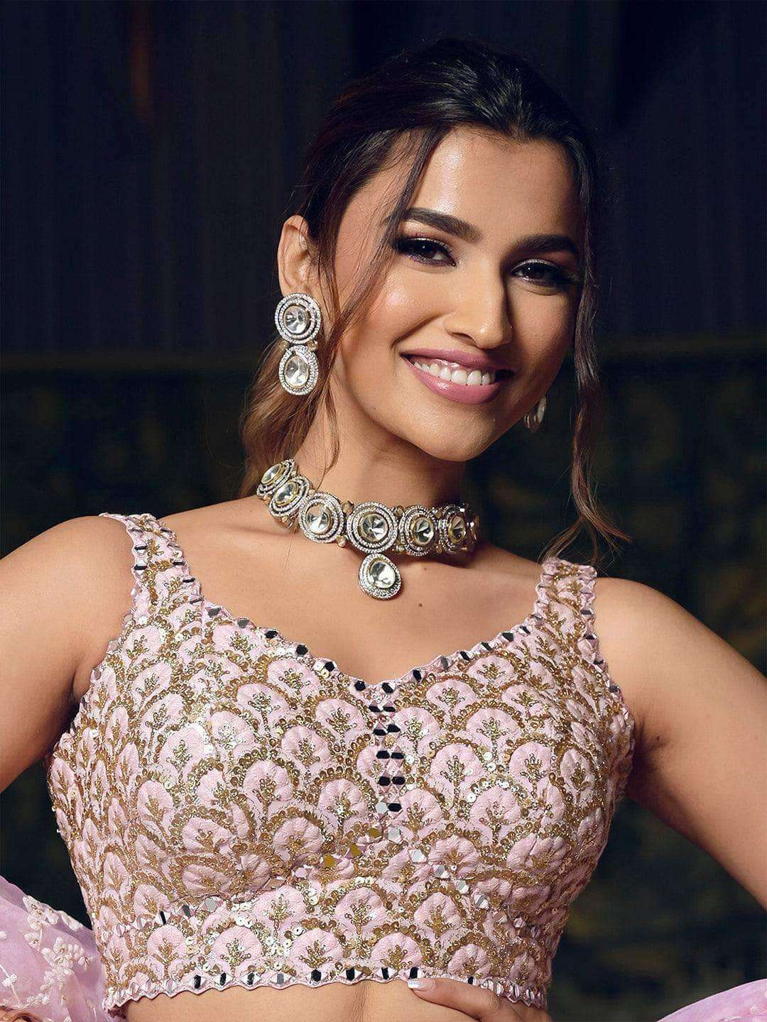 Ishhaara Ad Stone Kundan Choker Set