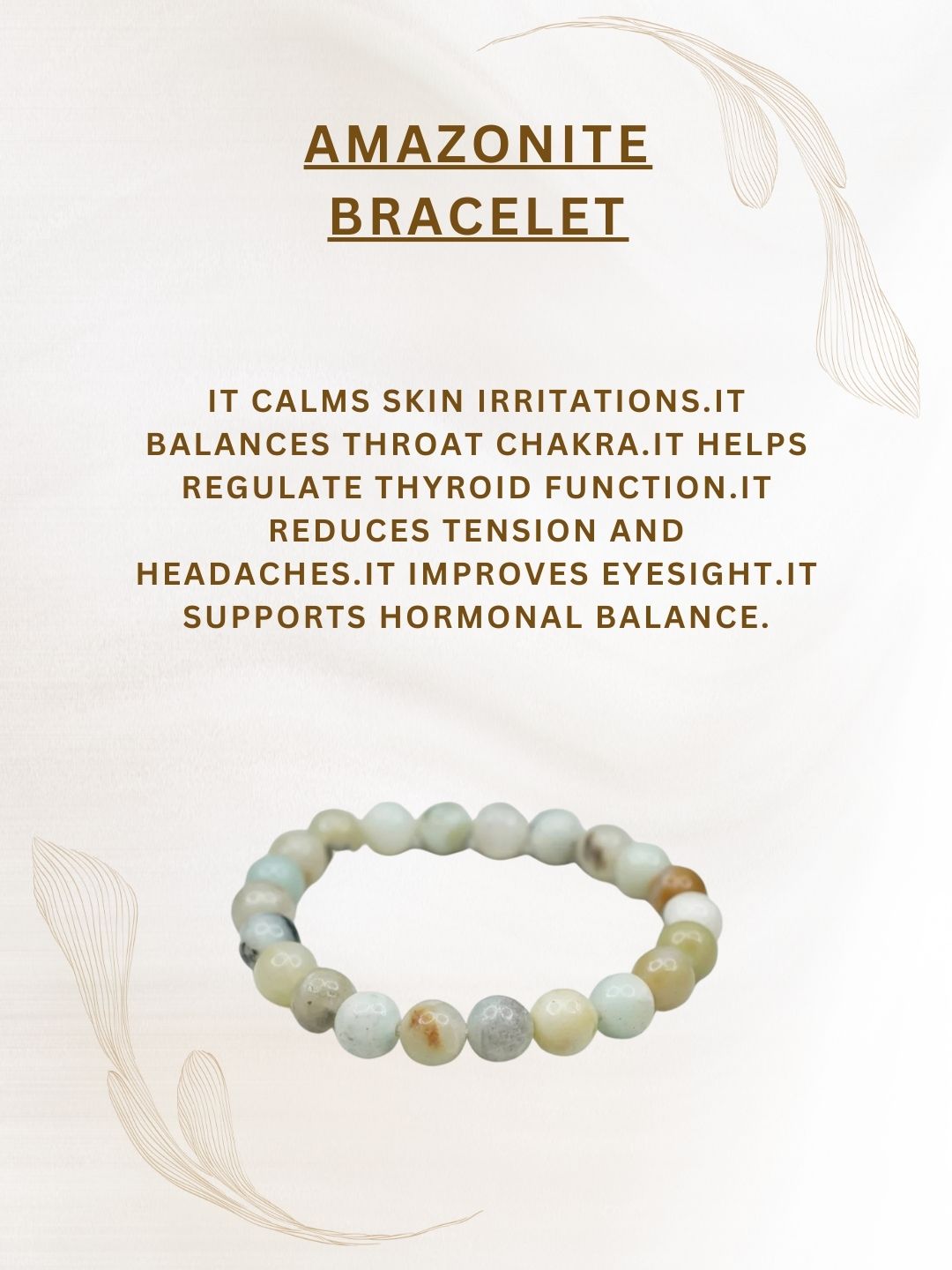 Ishhaara Amazonite Bracelet