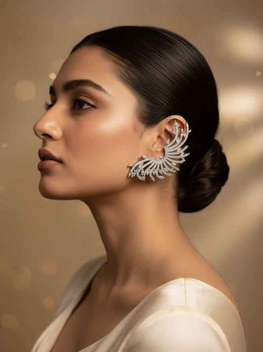 Ishhaara Angel Wing Earrings