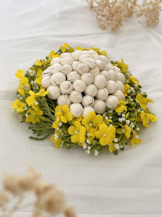 Ishhaara Artificial Bun Flowers Hair Accessories