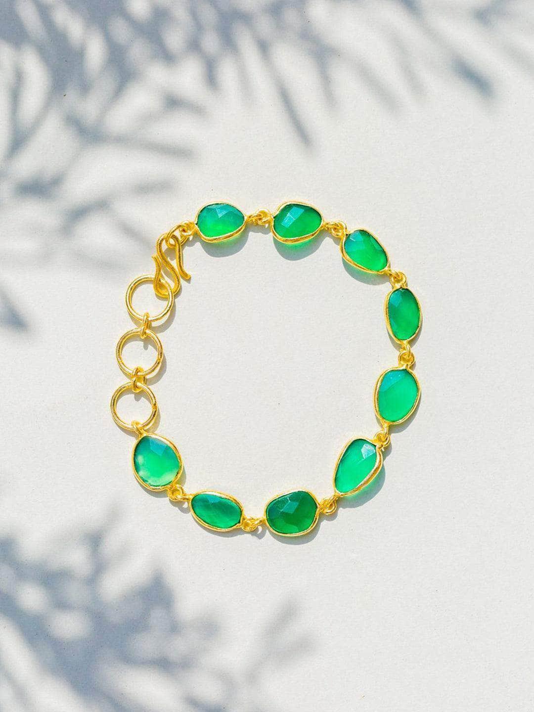 Ishhaara Bandgee Kallra In Jasper Sparkler Bracelet
