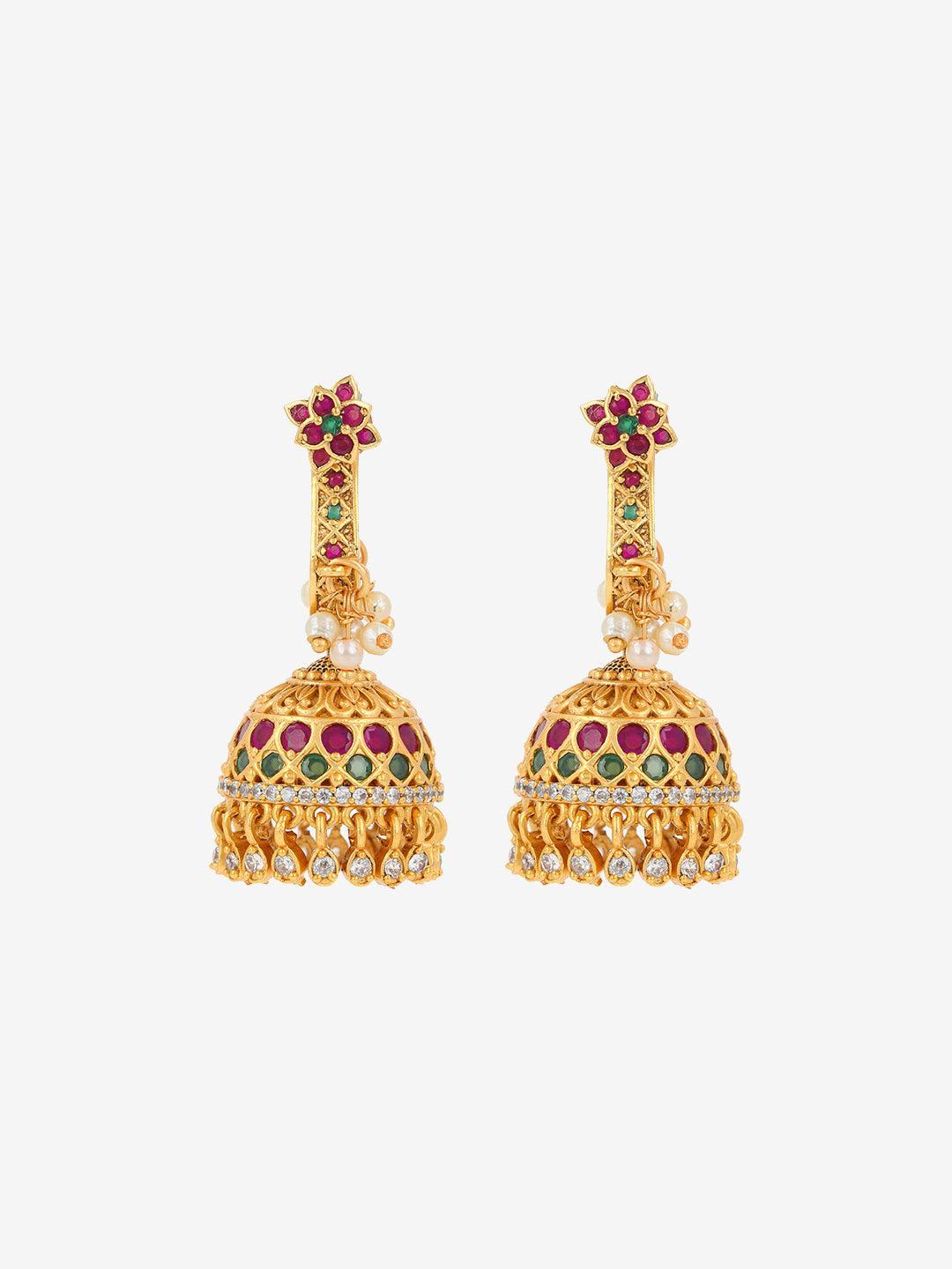 Ishhaara Beautiful Kemp Designer Earring