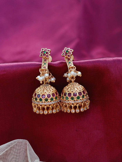 Ishhaara Beautiful Kemp Designer Earring