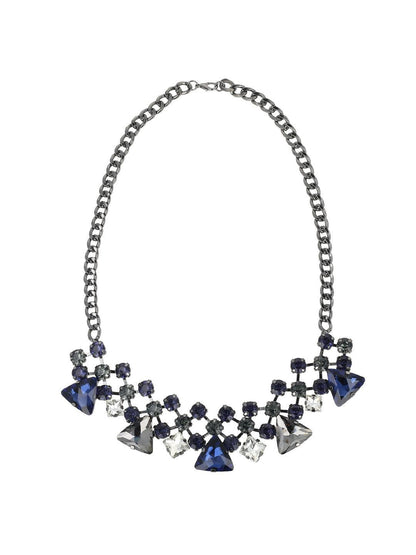 Ishhaara Blue Crystal Necklace