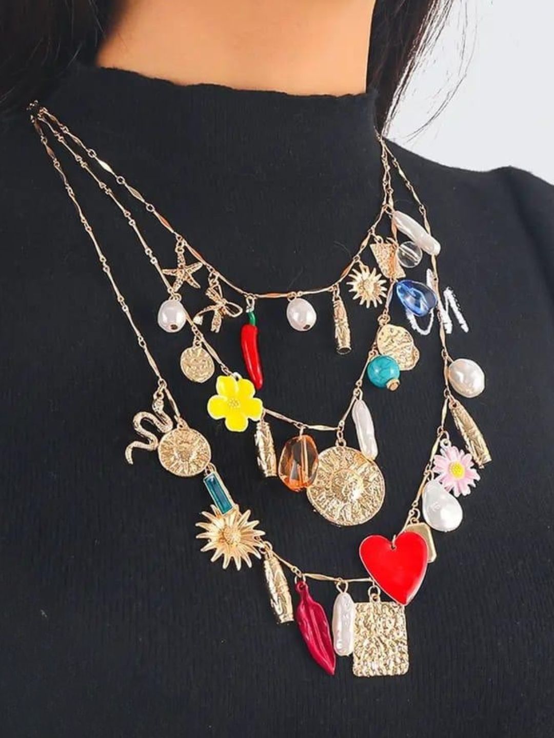Ishhaara Carnival Cascade Necklace