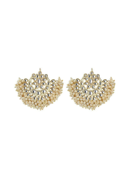 Ishhaara Chandbali Motif Earrings