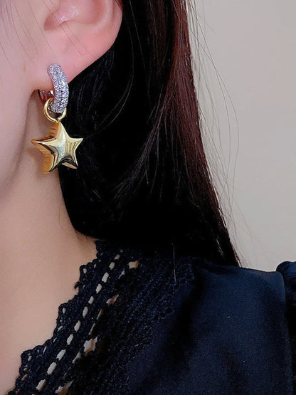Ishhaara Confetti Heart Earrings