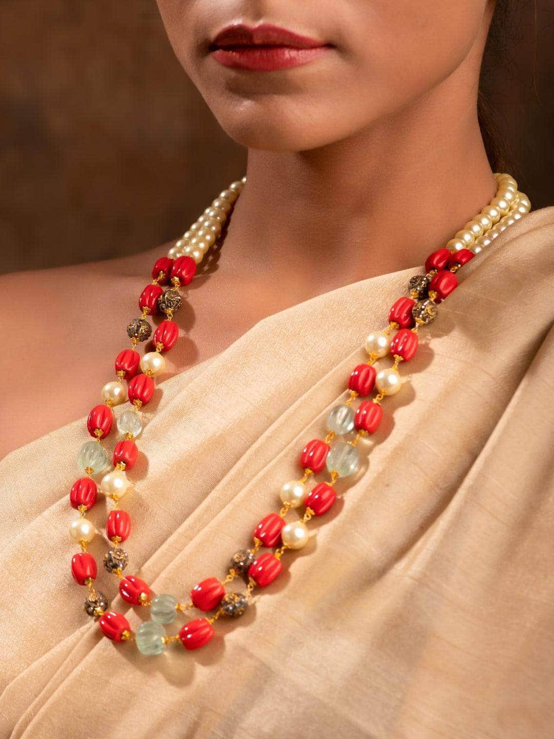 Ishhaara Coral Double Layer Haar