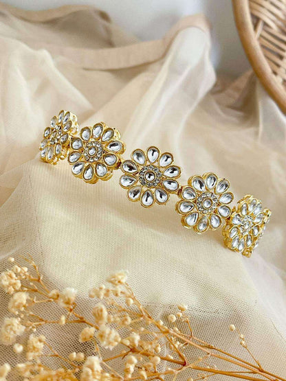 Ishhaara Designer Kundan Studded Hairband