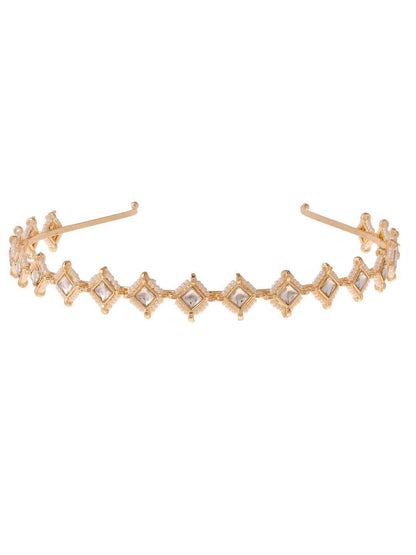 Ishhaara Diamond Kundan Hair Band