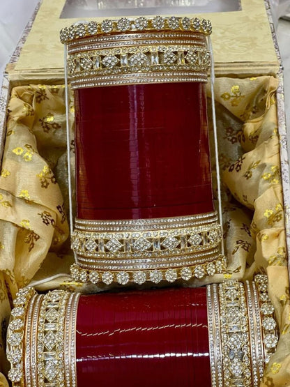Ishhaara Diamond Shaped Kundan Studded Bridal Chooda