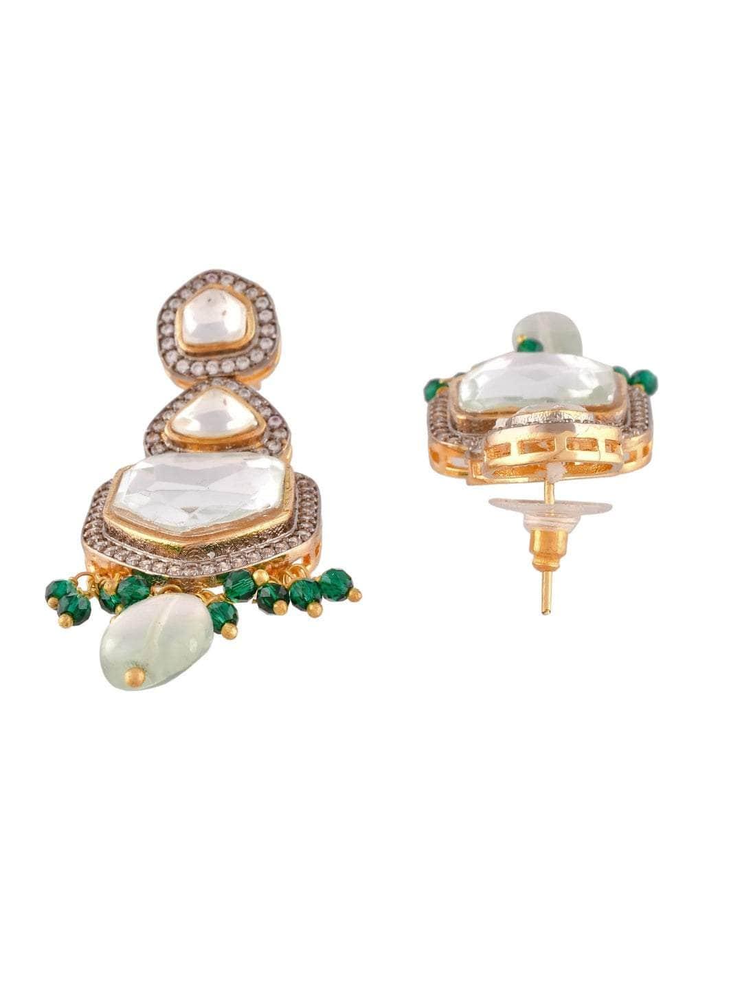 Ishhaara Double Centre Joint Polki Set