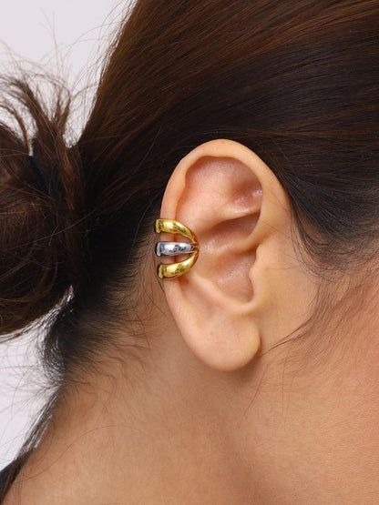 Ishhaara Double Toned Earcuff
