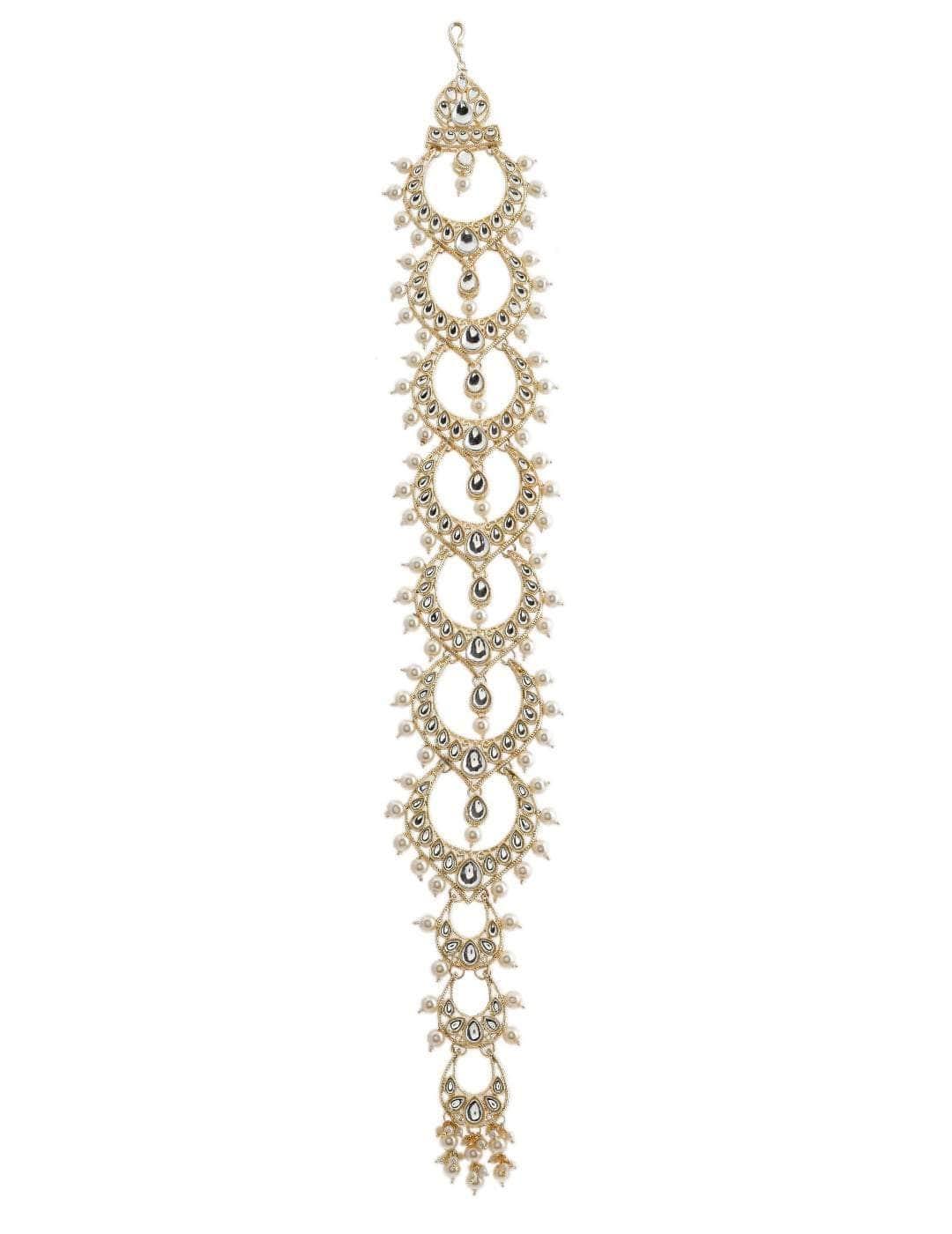 Ishhaara Elegant Kundan Hair Accessories