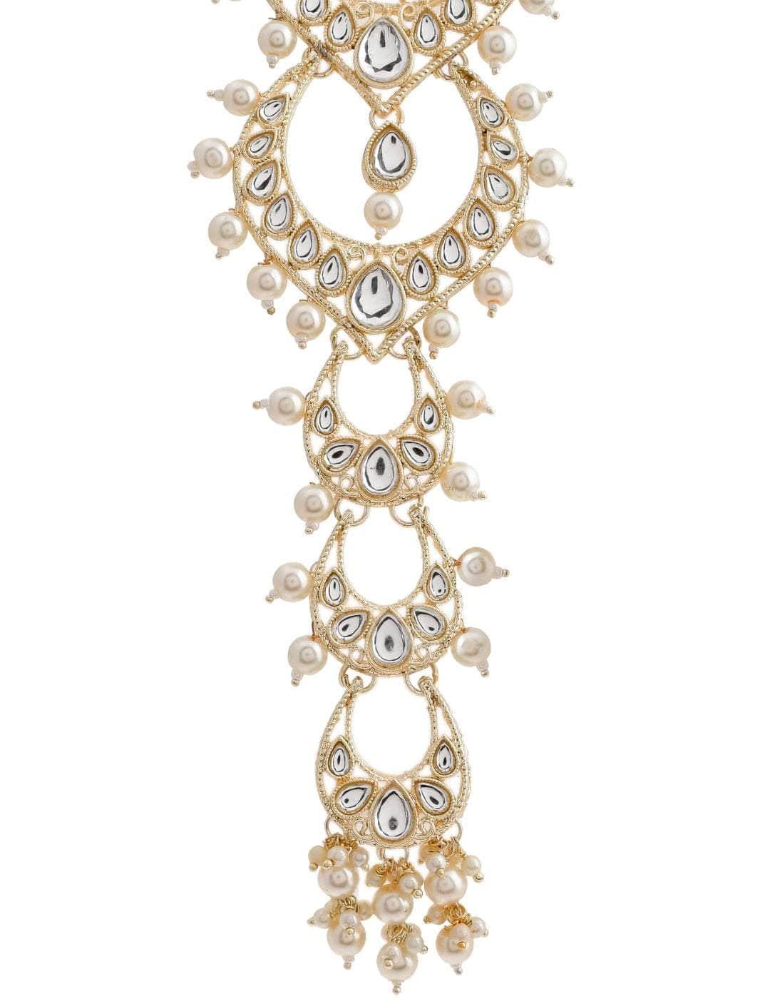 Ishhaara Elegant Kundan Hair Accessories