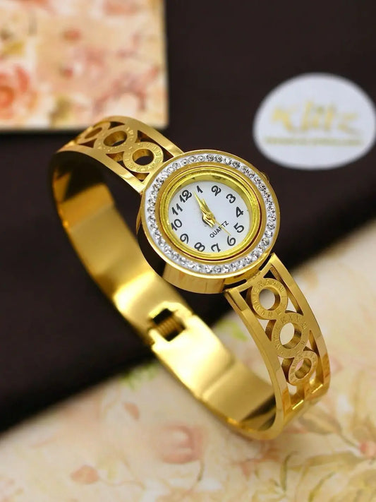 Ishhaara Elegant Linked Chain Styled Stainless Steel Watch