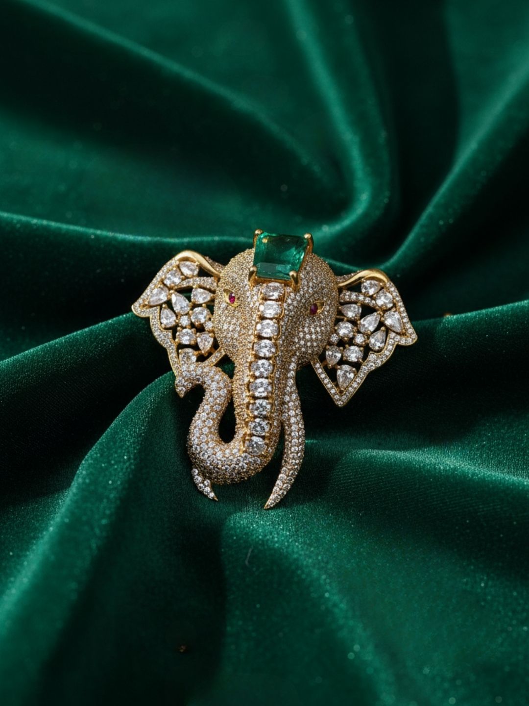 Ishhaara Elephant Statement Brooch