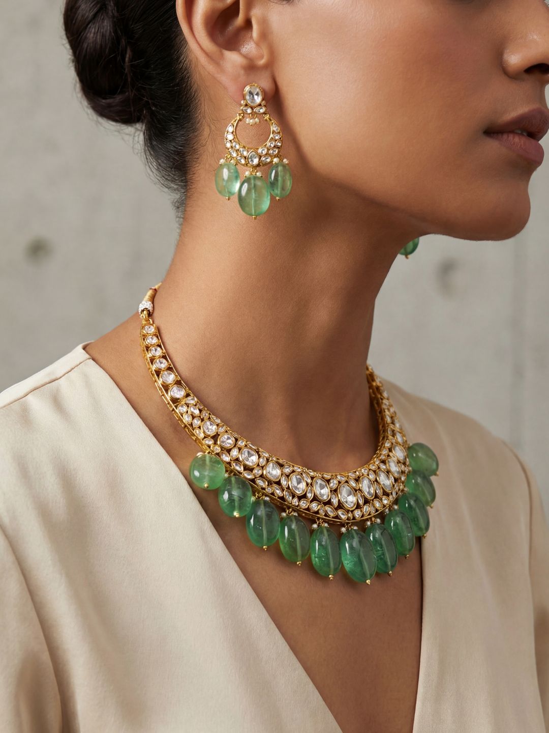 Ishhaara Emerald Green Hasli