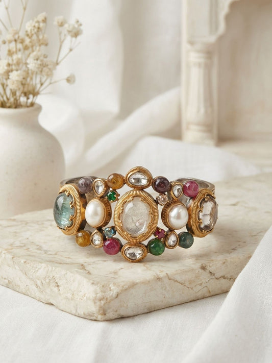 Ishhaara Ethereal Kaleidoscope Bespoke Kada Bracelet