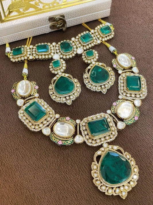 Ishhaara Exclusive Combo Of Short And Long Necklace