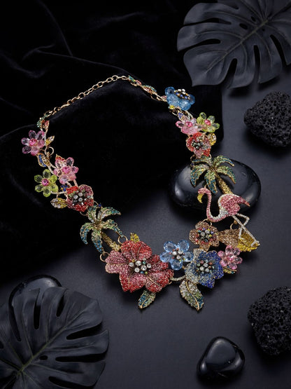 Ishhaara Flora Flame Necklace