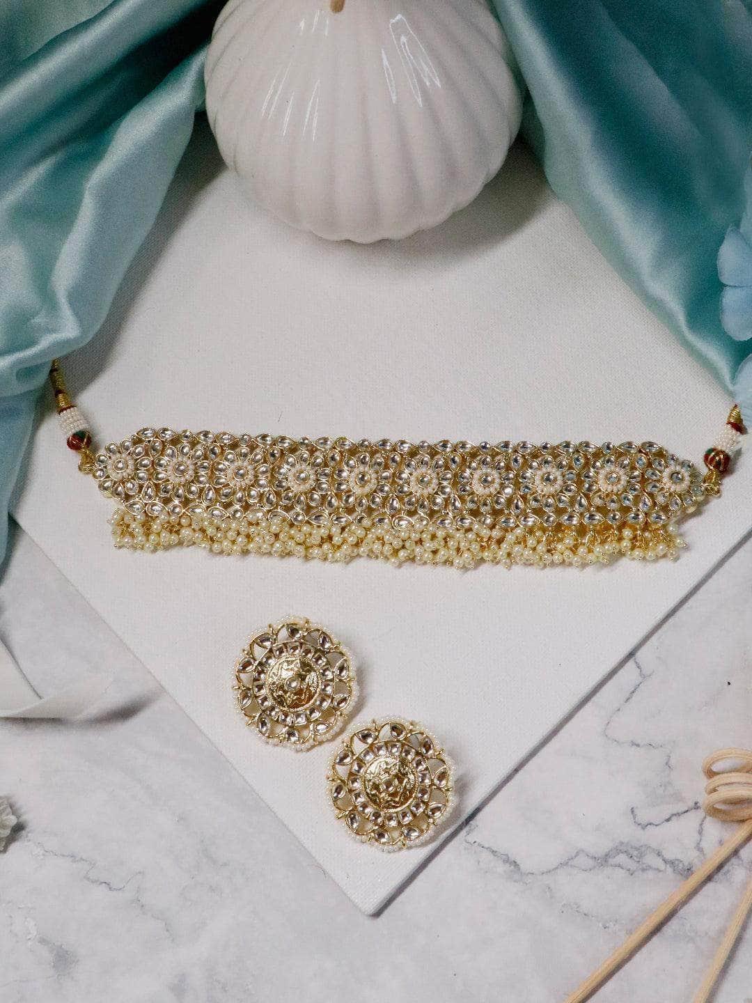 Ishhaara Flower Moti Choker