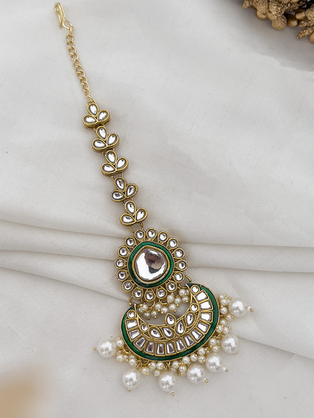 Ishhaara Gold Bridal Kundan Necklace Set