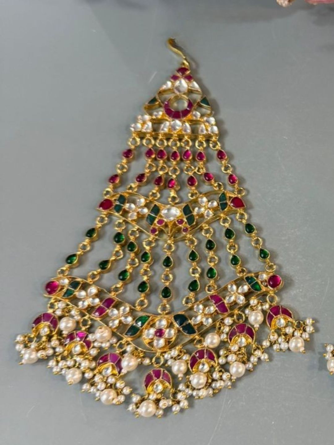 Ishhaara Gold Plated Jadau Kundan Passa