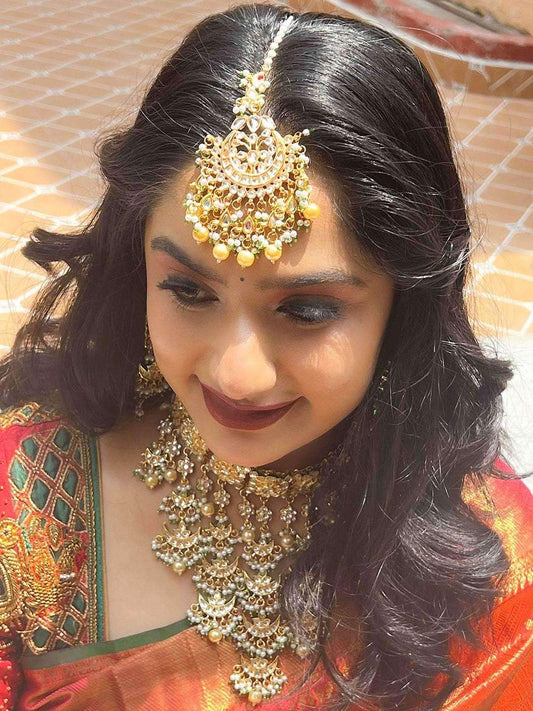 Ishhaara Green Drops Teeka