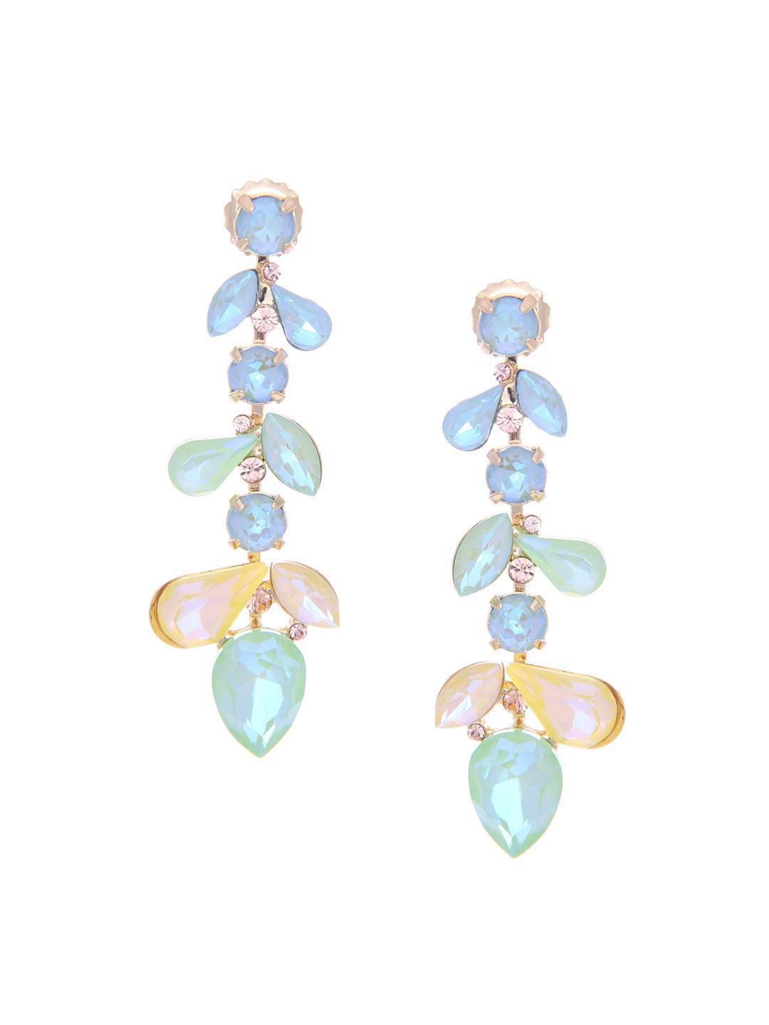Ishhaara Gradient Drop Earrings Oceanic