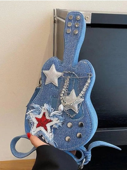 Ishhaara Guitar Shaped Shoulder Bag