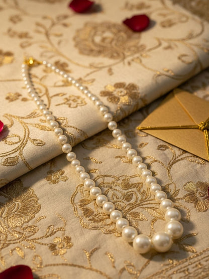 Ishhaara Handcrafted Pearl Beaded Necklace