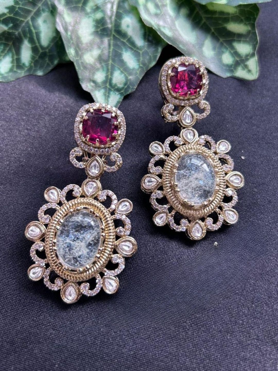 Ishhaara Heritage Couture Statement Earrings