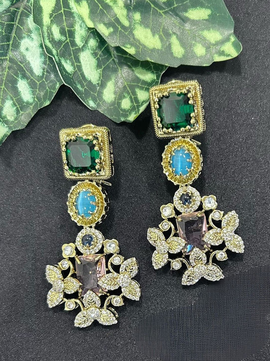 Ishhaara Heritage Designer Statement Earrings