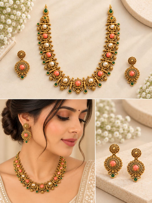 Ishhaara Himaana Ball Choker Necklace