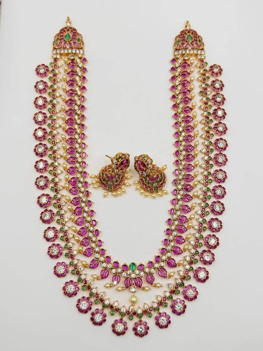 Ishhaara Jadau Kundan Studded Layered Haram Necklace