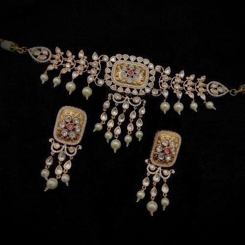 Ishhaara Jadau Polki Necklace Set