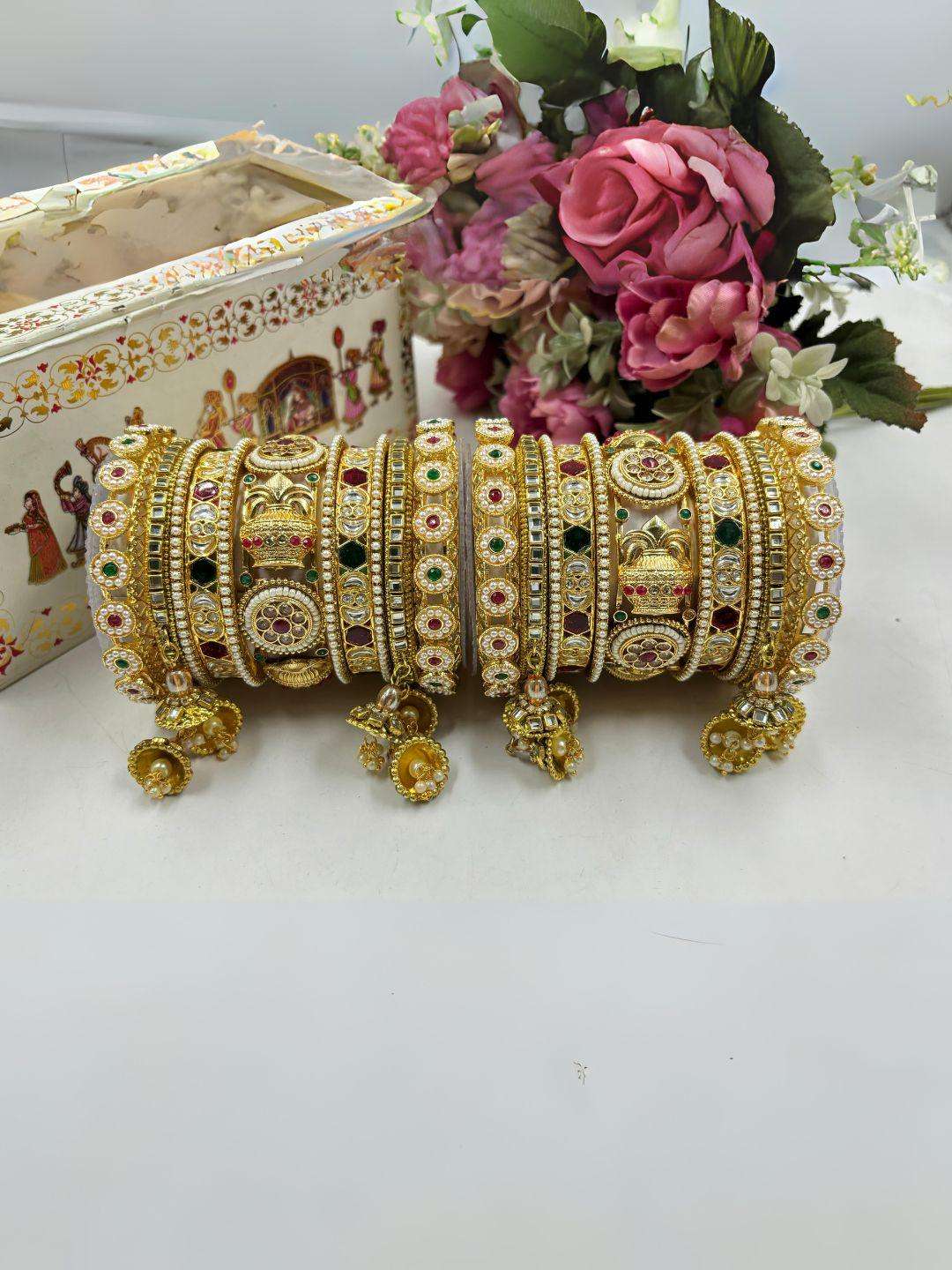 Ishhaara Kalash Designed Punjabi Bridal Chooda