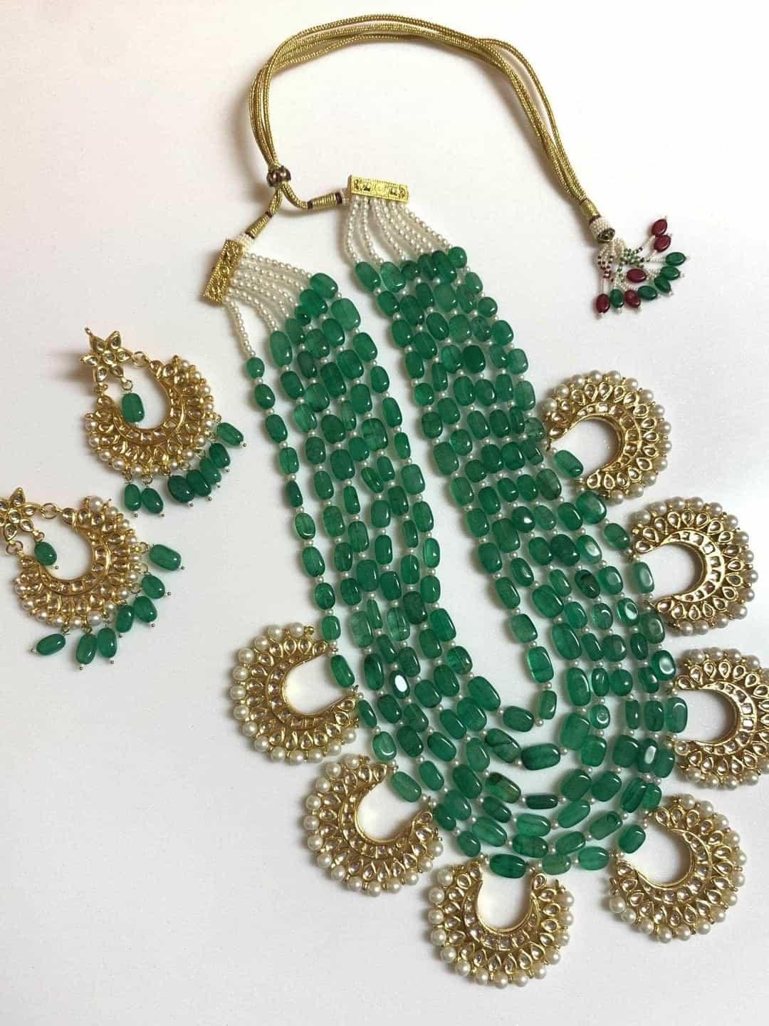 Ishhaara Layered Chandbali Pendant Necklace