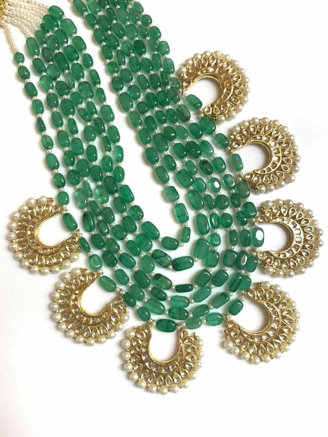 Ishhaara Layered Chandbali Pendant Necklace