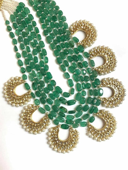 Ishhaara Layered Chandbali Pendant Necklace
