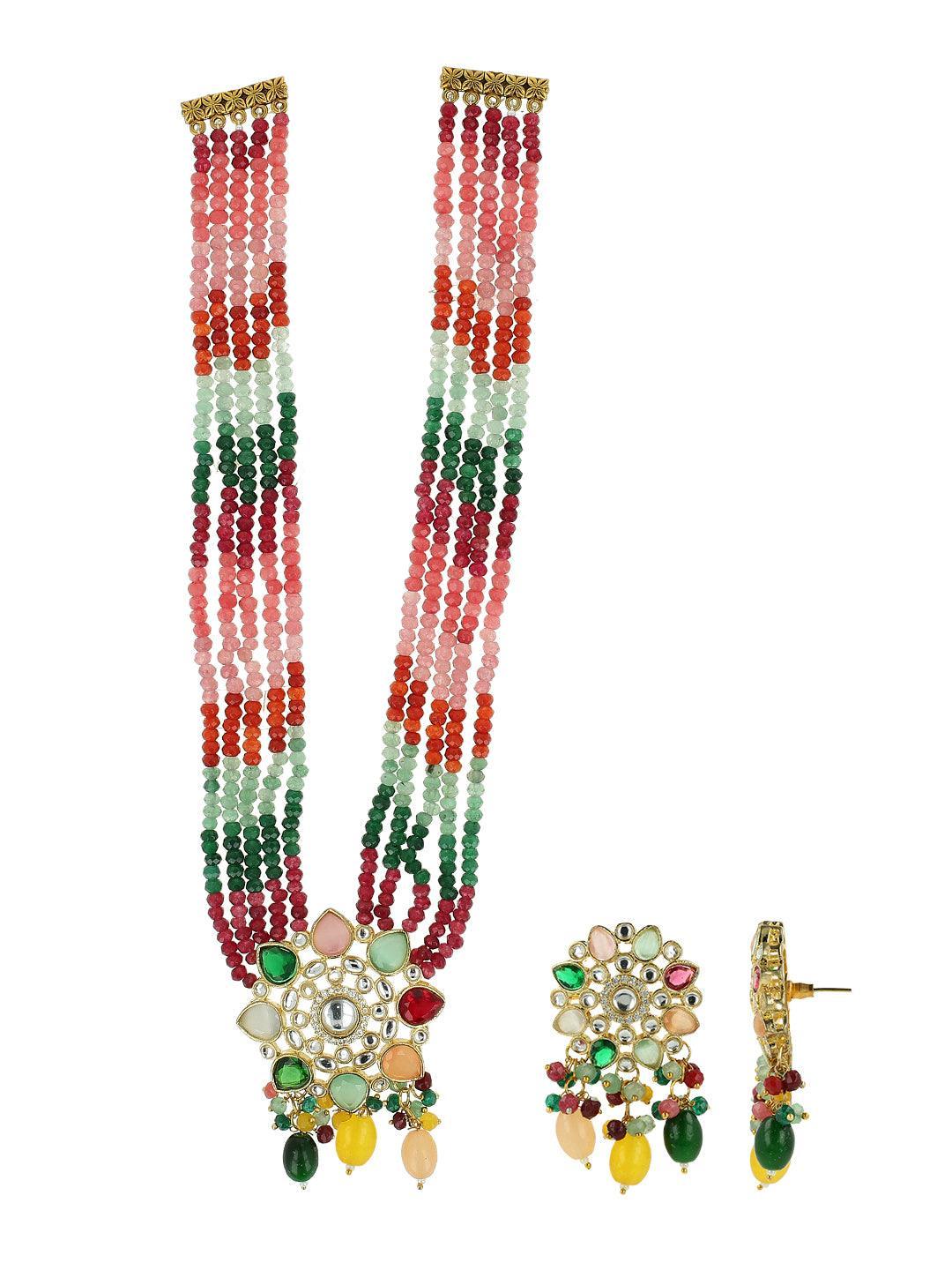 Ishhaara Long Navratna Set