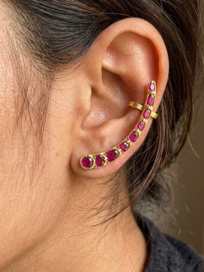 Ishhaara Luxurious Jadau Ear Crawler